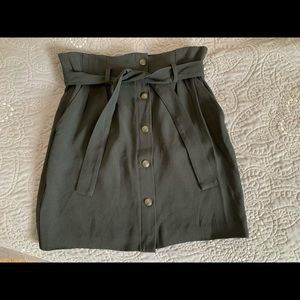 Sezane paperbag skirt